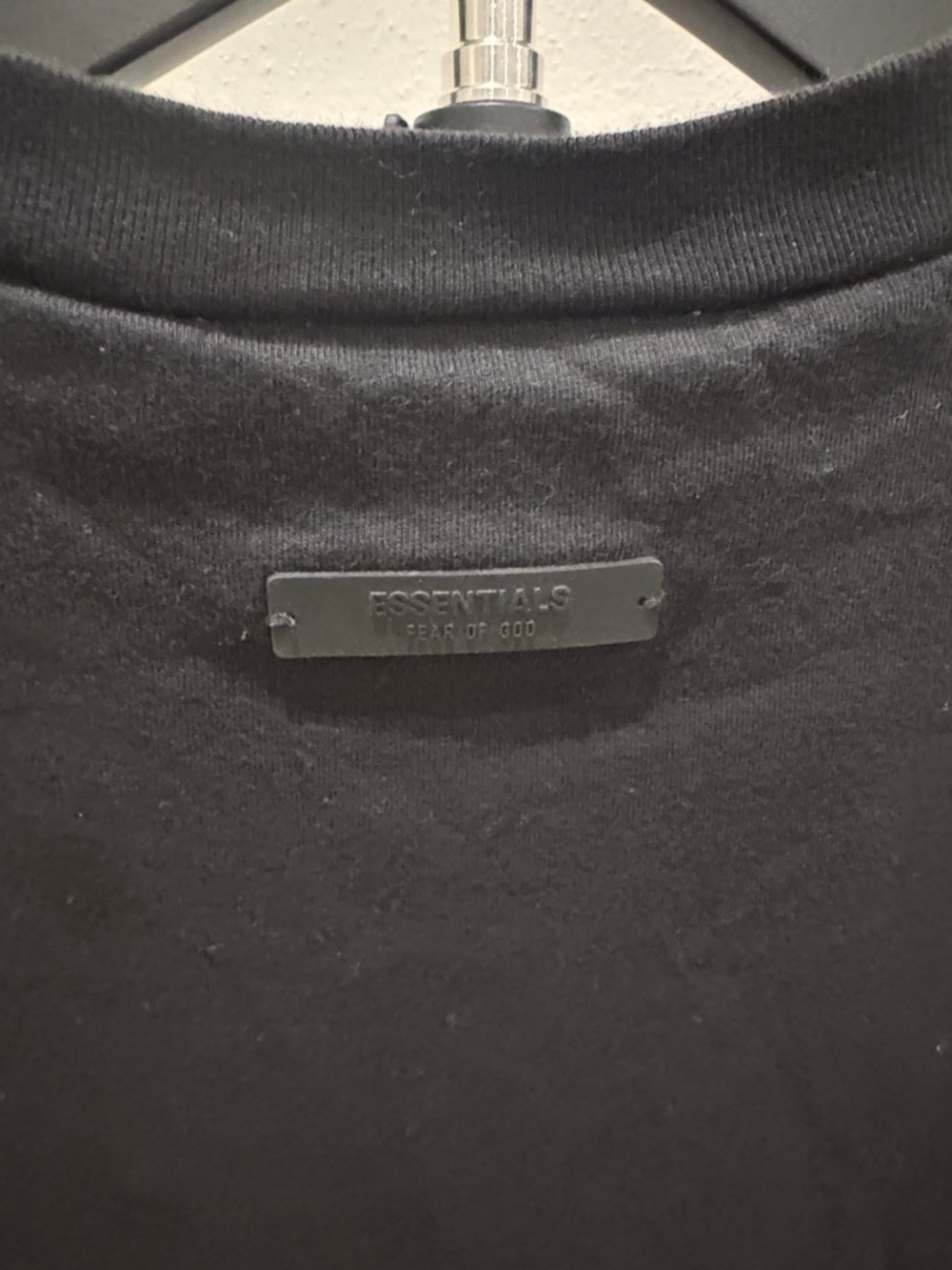 Fear of God Black 3/4 sleeve shirt with Gold Arch Logo - Picture 5 of 6